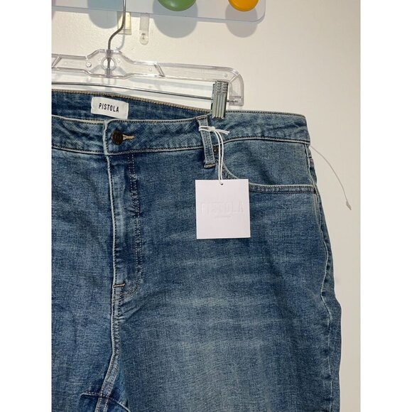 NWT Pistola Womens Plus Size 24w Dark Wash Stretch Skinny Jeans - Picture 2 of 10